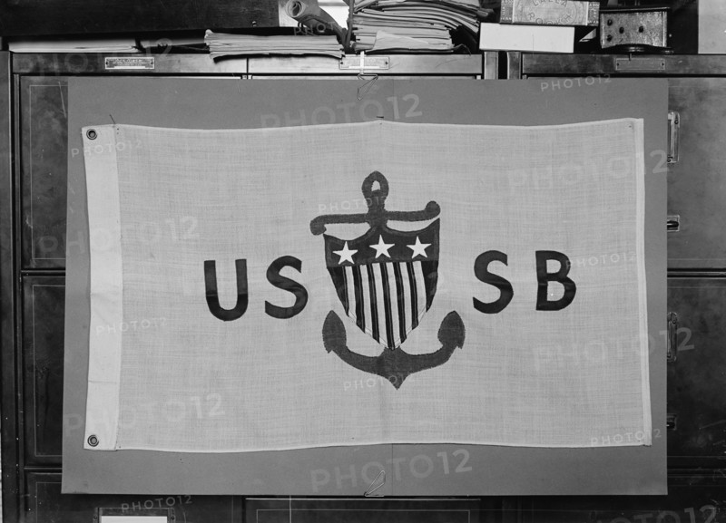 U.S. Emblem For Shipping Board, 1918. Creator: Harris & Ewing.