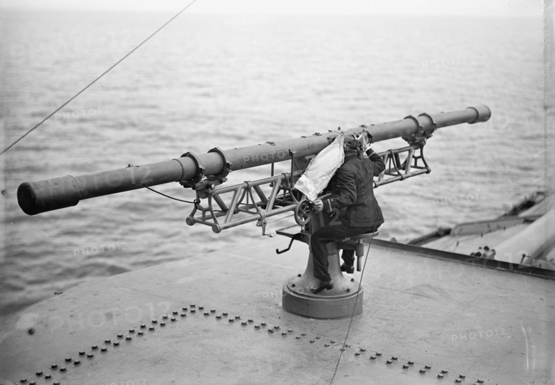 Target Practice - Range Finder at Work, 1913. Creator: Unknown.
