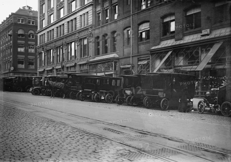 Woodward & Lothrop's Department Store, Washington, D.C. - Trucks, 1912. Creator: Unknown.