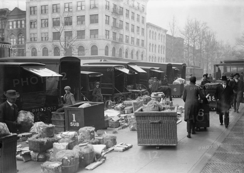 Woodward & Lothrop's Department Store, Washington, D.C. Trucks, 1912. Creator: Unknown.