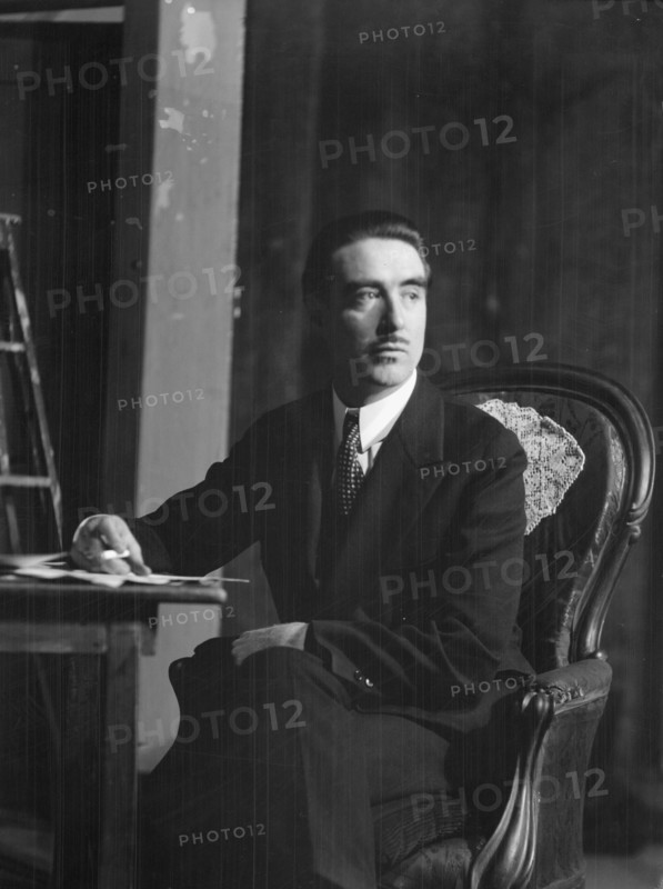 Boleslavsky, N., Mr., portrait photograph, 1928 Creator: Arnold Genthe.