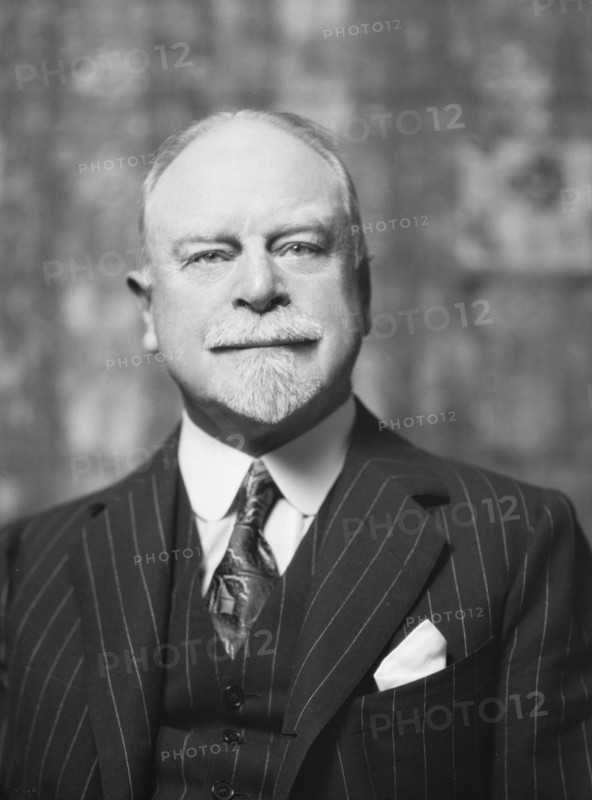 Crocker, William H., Mr., portrait photograph, 1928 Oct. 26. Creator: Arnold Genthe.