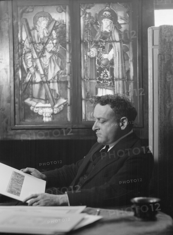 Ederheimer, Mr., portrait photograph, 1926 Creator: Arnold Genthe.