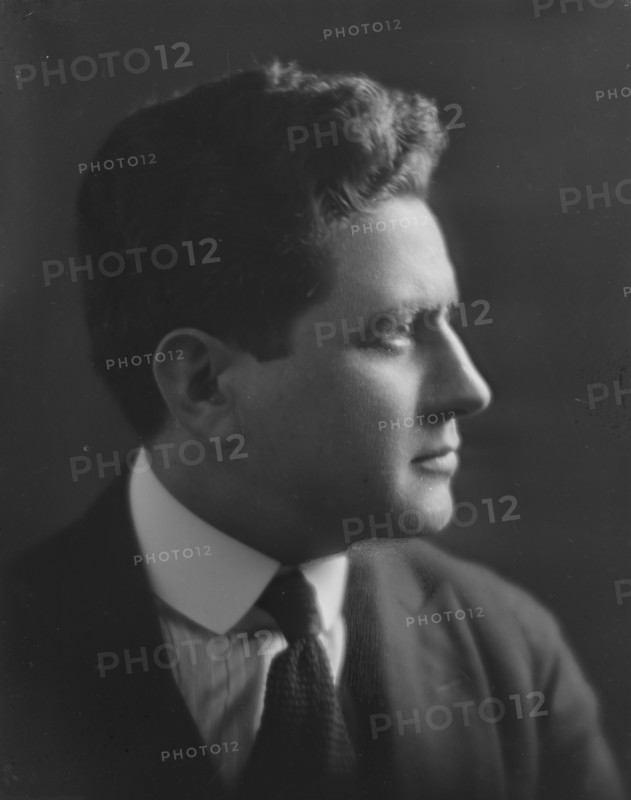 Unidentified man, possibly Mr. Jacques Greenberg, portrait photograph, (1917?). Creator: Arnold Genthe.