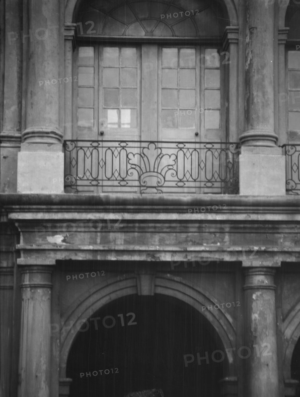 Facade of the Cabildo, the old Spanish town hall, New Orleans, between 1920 and 1926. Creator: Arnold Genthe.