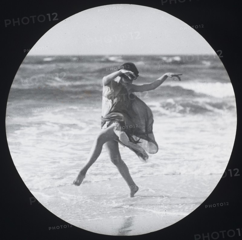 Anna Duncan dancing, ca. 1920. Creator: Arnold Genthe.