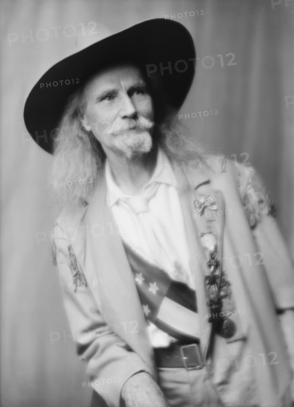 Crawford, Jack, Captain, in costume, 1915 Oct. 13. Creator: Arnold Genthe.