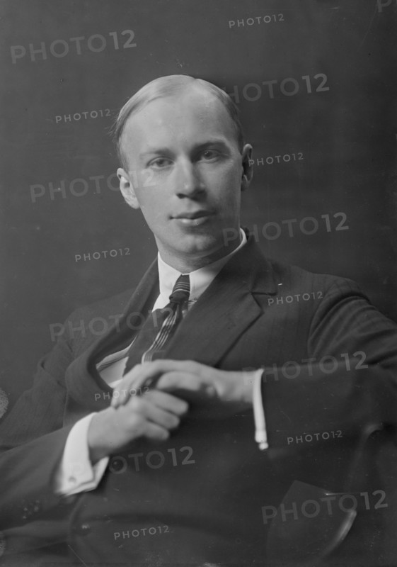 Prokofieff, portrait photograph, 1918 Sept. 27. Creator: Arnold Genthe.