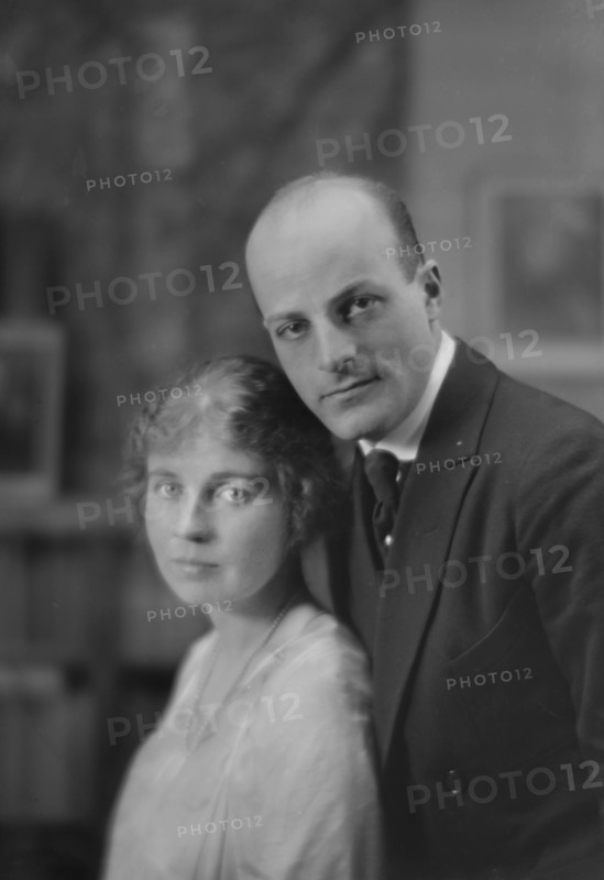 Mr. and Mrs. Dittler, portrait photograph, 1919 May 27. Creator: Arnold Genthe.