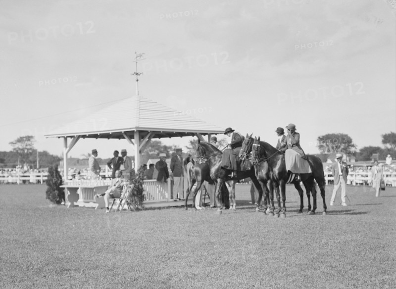 East Hampton horse show, 1932. Creator: Arnold Genthe.