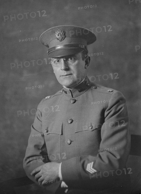Colonel M.J. Griggs, portrait photograph, 1919 Jan. 31. Creator: Arnold Genthe.