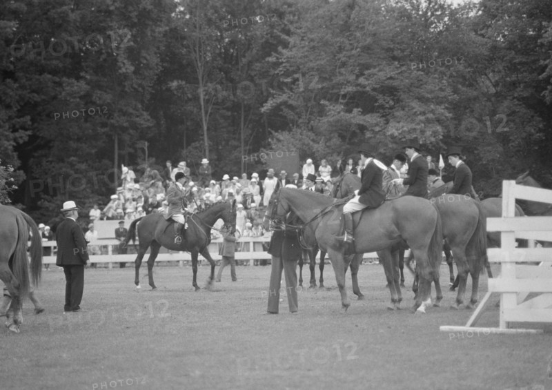 Horse show in Westport, Connecticut, between 1911 and 1942. Creator: Arnold Genthe.