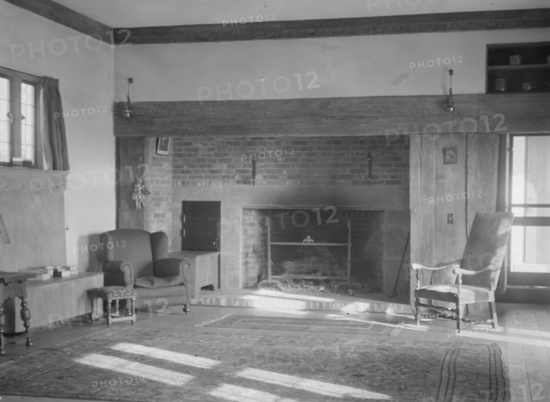 Residence of Thomas E. Martson, interiors, 1932. Creator: Arnold Genthe.