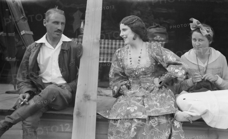 Movie set for a western, between 1896 and 1942. Creator: Arnold Genthe.