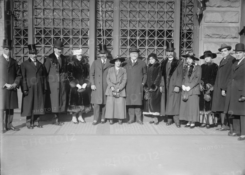 Pan American Scientific Congress - Costa Rican Deln.; Guillermo E. Gonzales And Joaquin F..., 1915. Creator: Harris & Ewing.