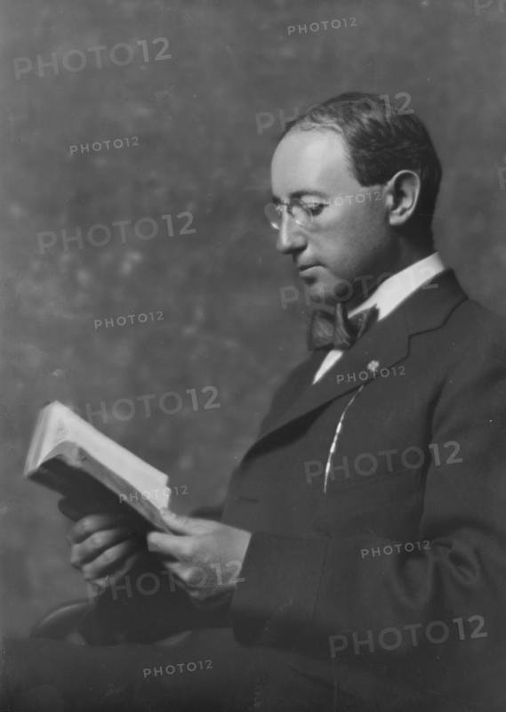 Rasenbach, Abraham S.W., Dr., portrait photograph, 1917 or 1918. Creator: Arnold Genthe.