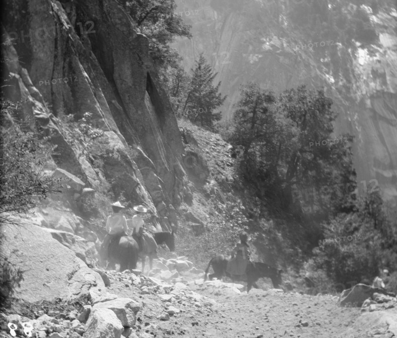 Travel views of Yosemite National Park, between 1903 and 1906. Creator: Arnold Genthe.