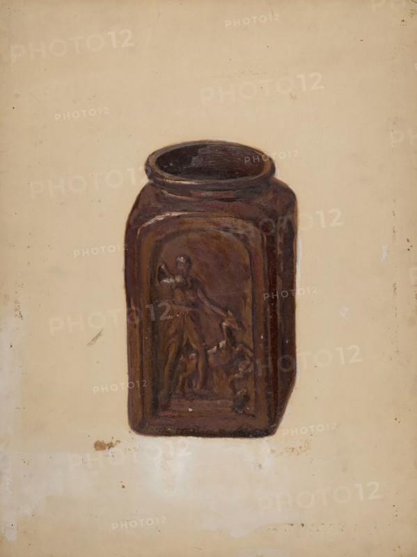 Jar, c. 1937. Creator: C.W. Perky.