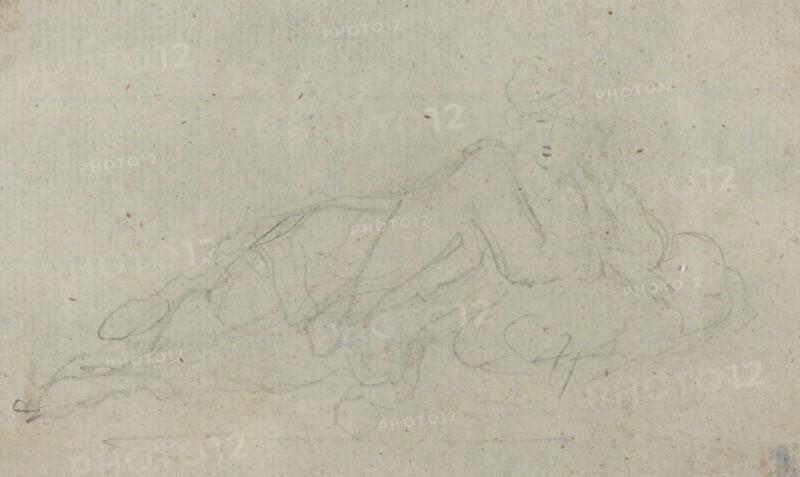 Reclining Woman [verso]. Creator: Giovanni Battista Cipriani.