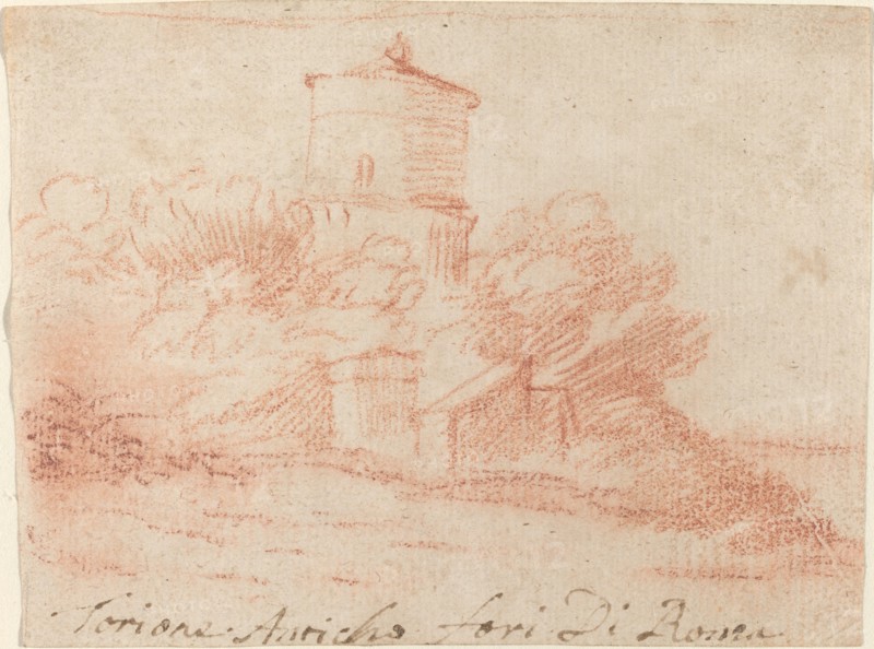 Torione Anticho Fori di Roma, c. 1630/1635. Creator: Claude Lorrain.