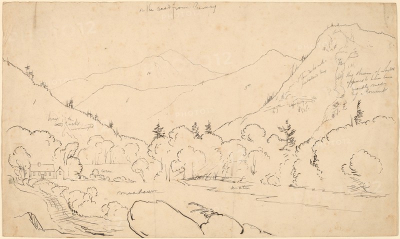On the Road from Conway, 1827/1828. Creator: Thomas Cole.