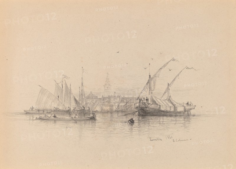 Seville, 1850. Creator: Samuel Colman.