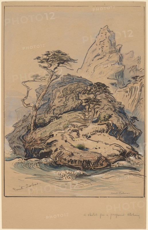 Point Lobos, California, probably 1886. Creator: Samuel Colman.