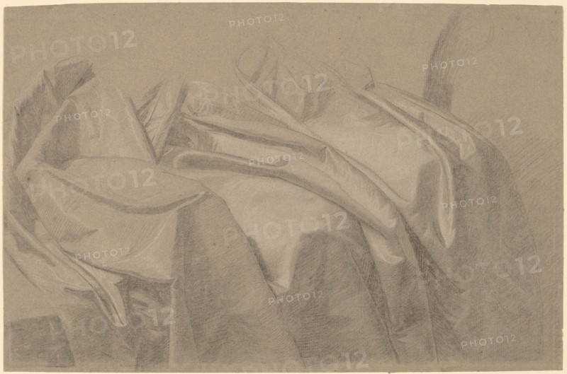 Drapery Study for "Mary and Elizabeth Royall", c. 1758. Creator: John Singleton Copley.