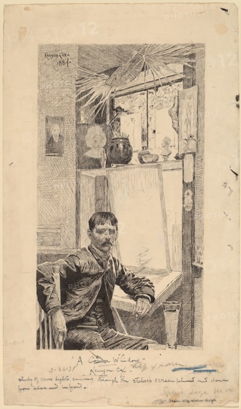 A Corner Window, Will Low, 1884. Creator: Kenyon Cox.