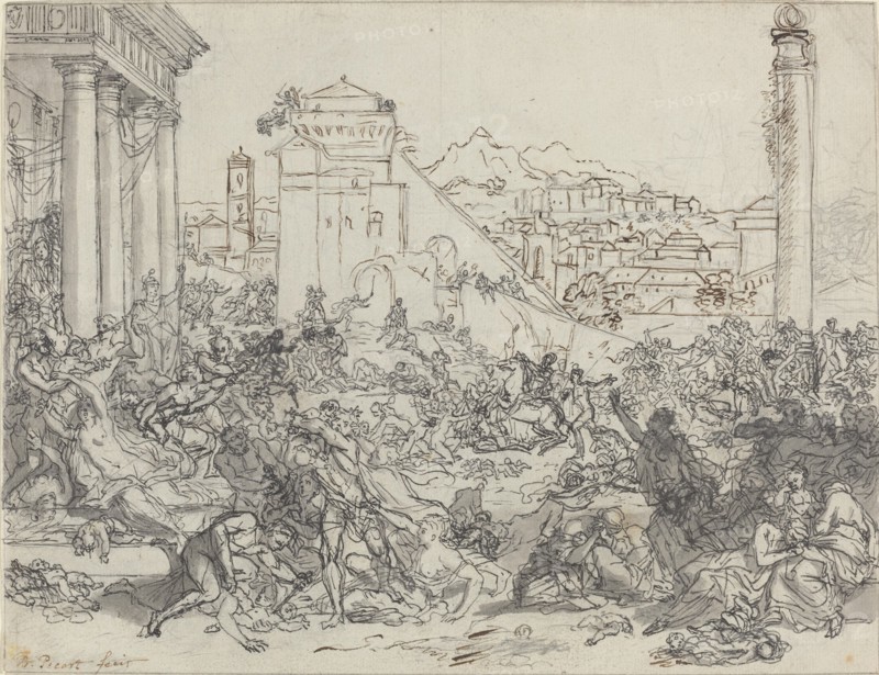Massacre of the Innocents. Creators: Bernard Picart, Nicolas Boileau Despreaux.