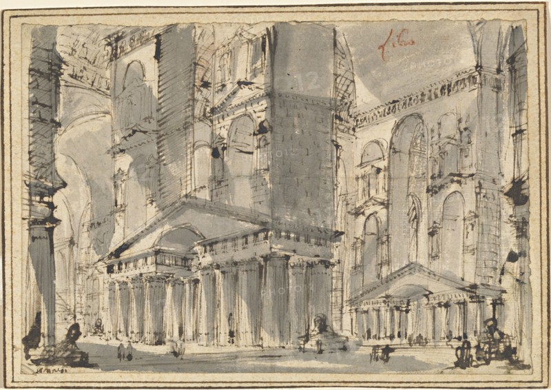 Fantasy of an Ancient Bath, 1755/1760. Creator: Giovanni Battista Piranesi.