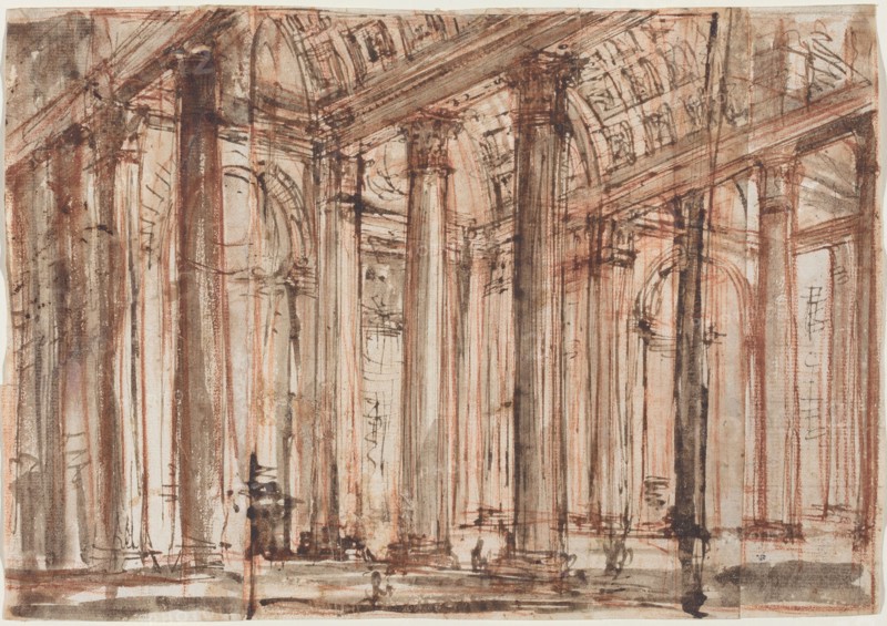 The Portico of the Pantheon, 1750s and early 1760s. Creator: Giovanni Battista Piranesi.