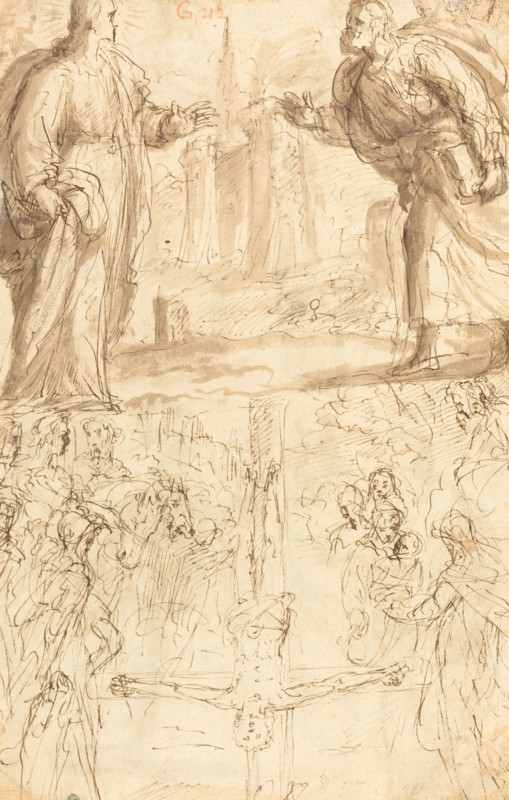 Crucifixion of Saint Peter. Creator: Giulio Cesare Procaccini.