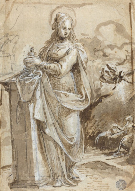 Mary Magdalene [verso], in or after 1524. Creator: Biagio Pupini.
