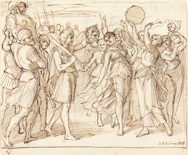 The Triumph of David, 1826. Creator: Julius Schnorr von Carolsfeld.