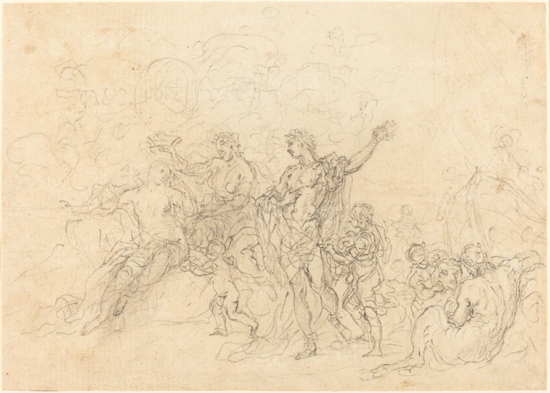 The Marriage of Bacchus and Ariadne. Creator: Francesco Solimena.