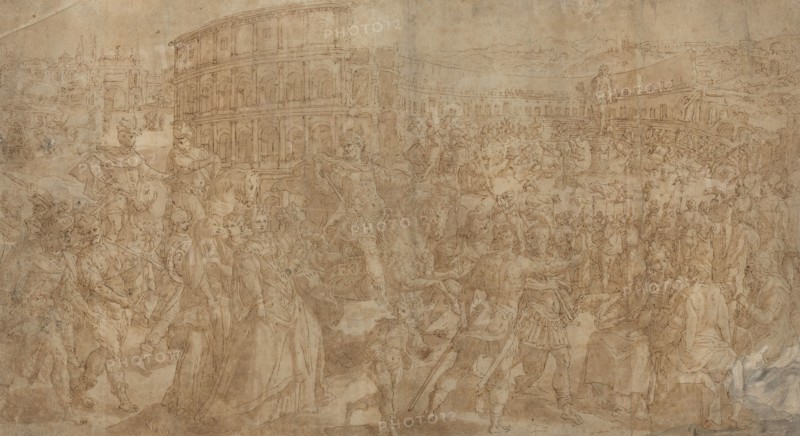 A Roman Triumph. Creator: Martin de Vos.