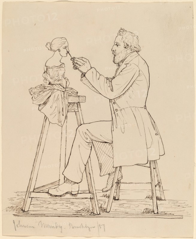 Johnson Mundy, Sculptor, 1857. Creator: John Quincy Adams Ward.
