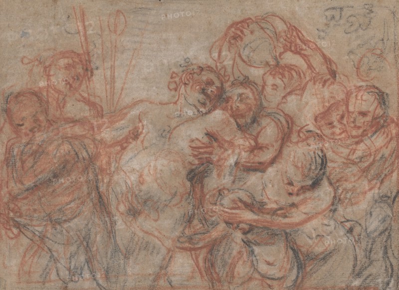 The March of Silenus [recto], c. 1715/1716. Creator: Jean-Antoine Watteau.