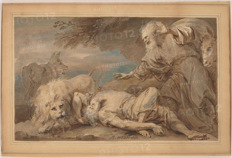 The Disobedient Prophet, 1793. Creator: Benjamin West.