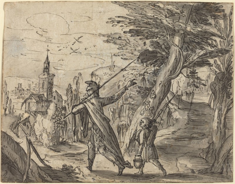 Abraham and Isaac. Creator: Hermann Weyer.