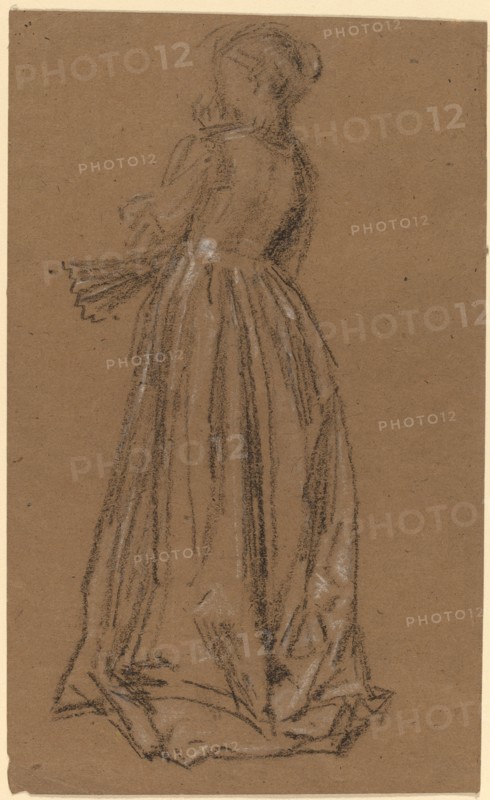 Woman with a Fan, 1873/1875. Creator: James Abbott McNeill Whistler.