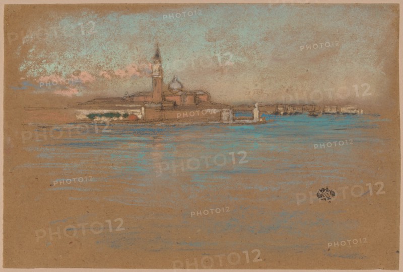 The Church of San Giorgio Maggiore, 1880. Creator: James Abbott McNeill Whistler.