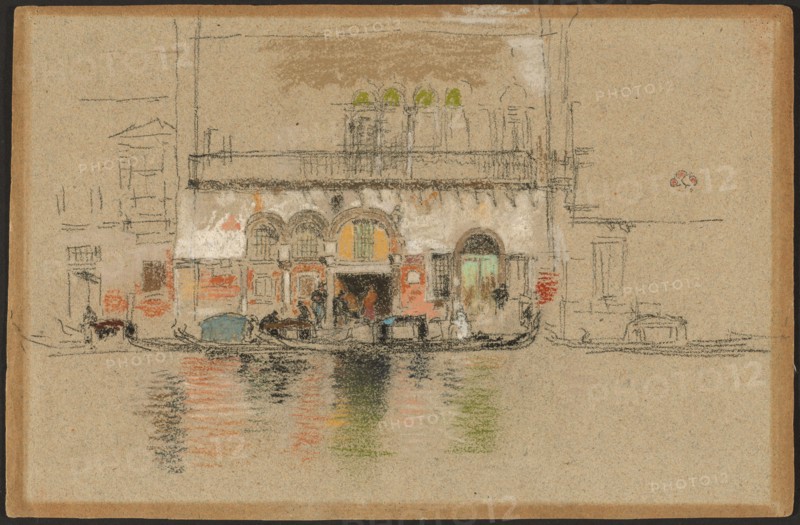 The Palace; white and pink, 1879/1880. Creator: James Abbott McNeill Whistler.