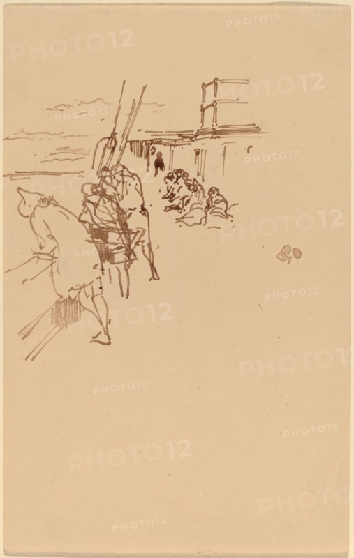At Sea, probably 1901. Creator: James Abbott McNeill Whistler.