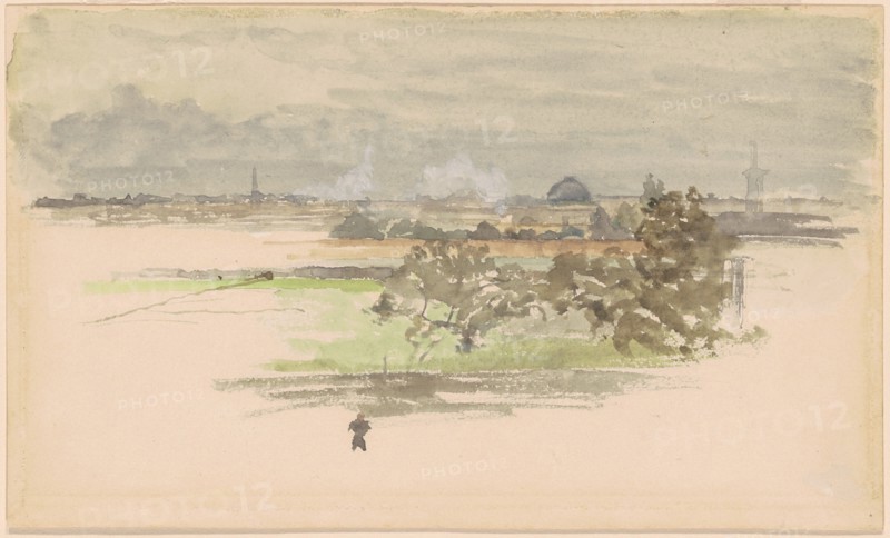 Marsh in Zeeland, c. 1900. Creator: James Abbott McNeill Whistler.