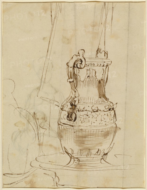 An Ornate Ewer [recto]. Creator: David Wilkie.