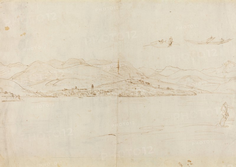 Lago Maggiore, c. 1700. Creator: Gaspar van Wittell.
