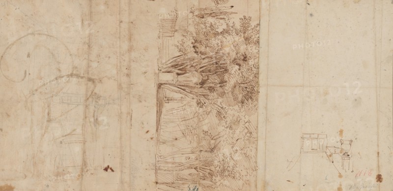 The Gardens of the Villa Medici, 1710-1720. Creator: Gaspar van Wittell.