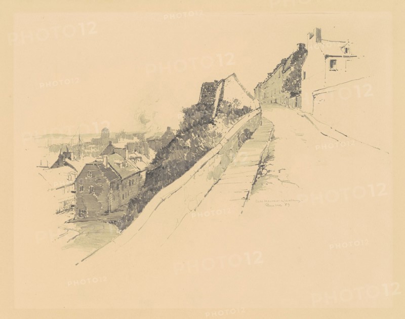 Near Hope Gate, Quebec, 1889. Creator: Charles Herbert Woodbury.